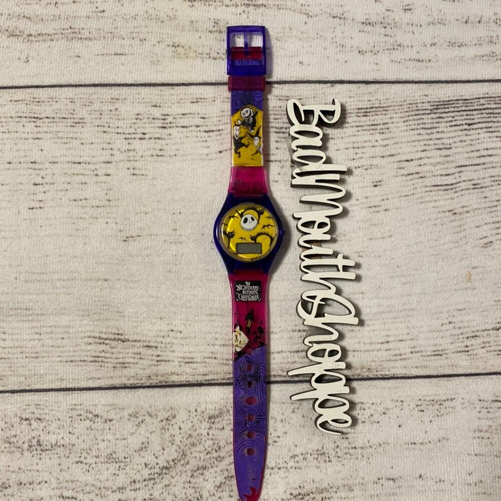 Vintage The Nightmare Before Christmas Jack Skellington Burger King Watch